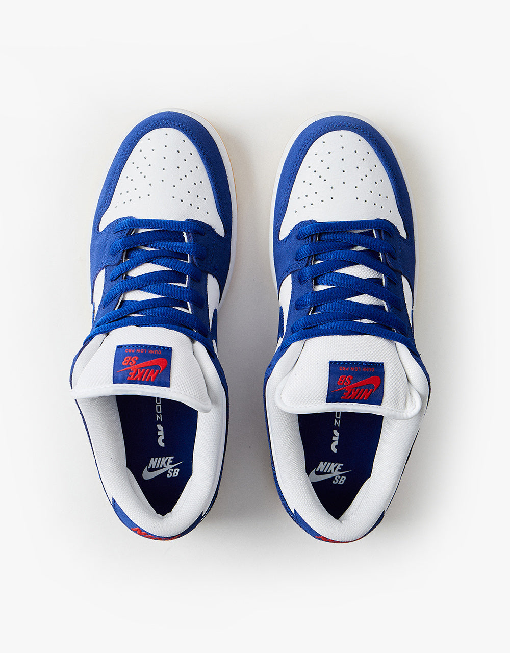 Nike SB \'Dodgers\' Dunk Low Pro Premium Skate Shoes - Deep Royal Blue/D –  Route One Launches