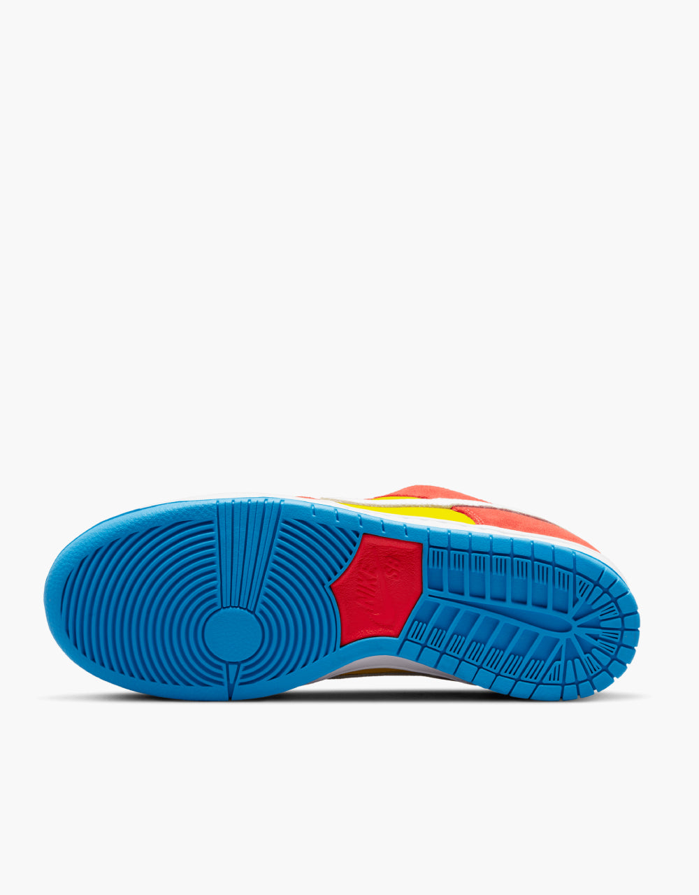 Nike SB 'Bart' Dunk Low Pro Skate Shoes - Habanero Red/White-Blue Hero