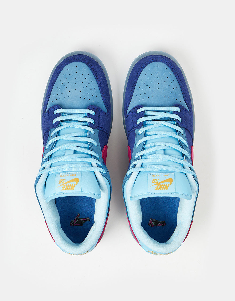 Nike SB Run the Jewels Dunk Low Pro QS Skate Shoes Deep Royal