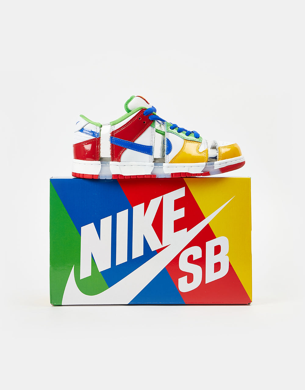 Nike SB 'Sandy' Dunk Low OG QS - White/Hyper Royal-Mean Green
